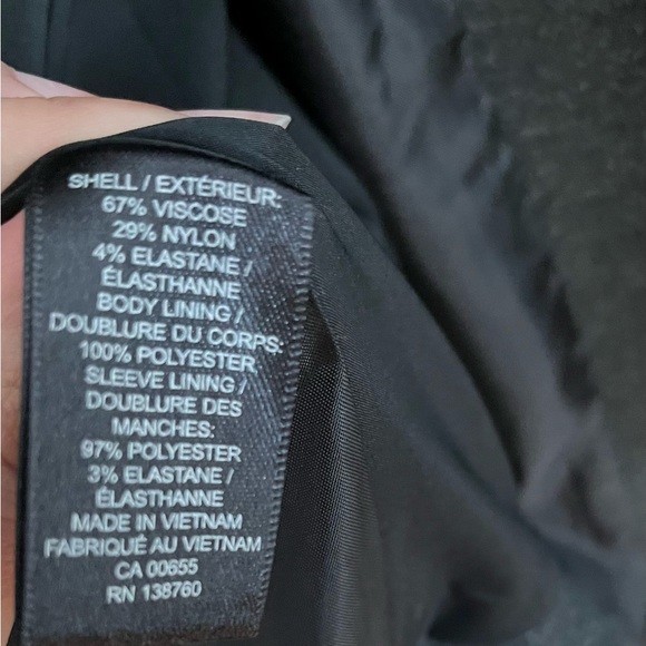 RW & Co Charcoal blazer relaxed fit - Picture 3 of 3